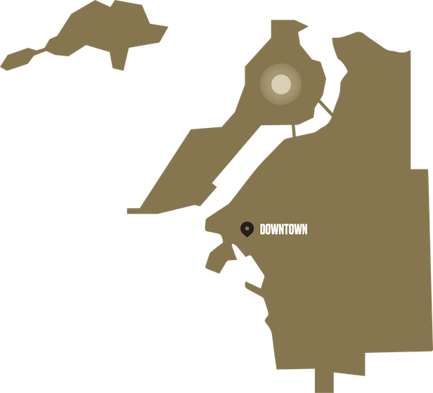 North Fremantle Neighbourhood map