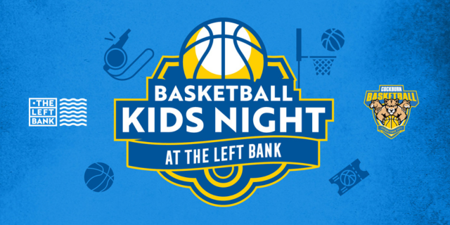 The Left Bank Kids Basketball Night graphic