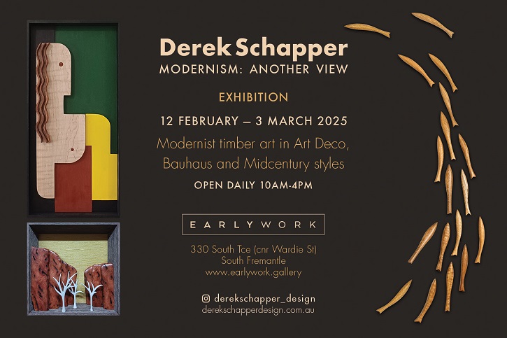 Derek Schapper, Modernism: Another View exhibition poster.