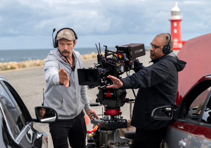 Filming at North Mole