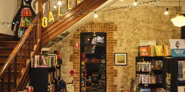 Festive shop interior. Image by Duncan Wright.