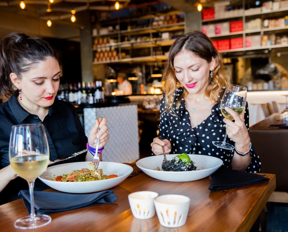 Ladies at lunch