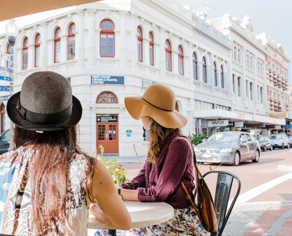 Coffee stop in the West End High Street, West End