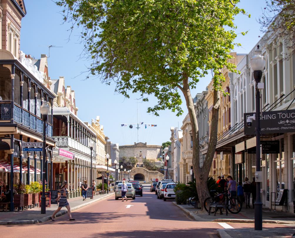High Street, looking towards the Round House High Street, looking towards the Round House