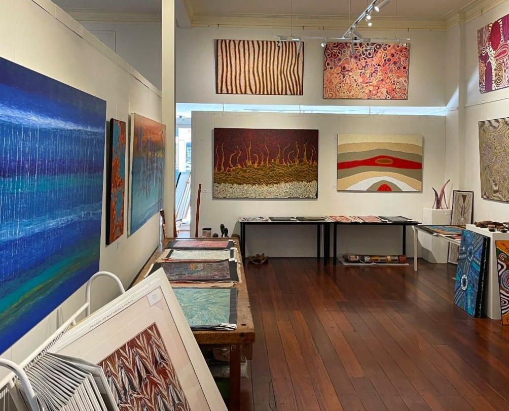 Japingka Aboriginal Art Gallery Interior of Japingka Aboriginal Art Gallery