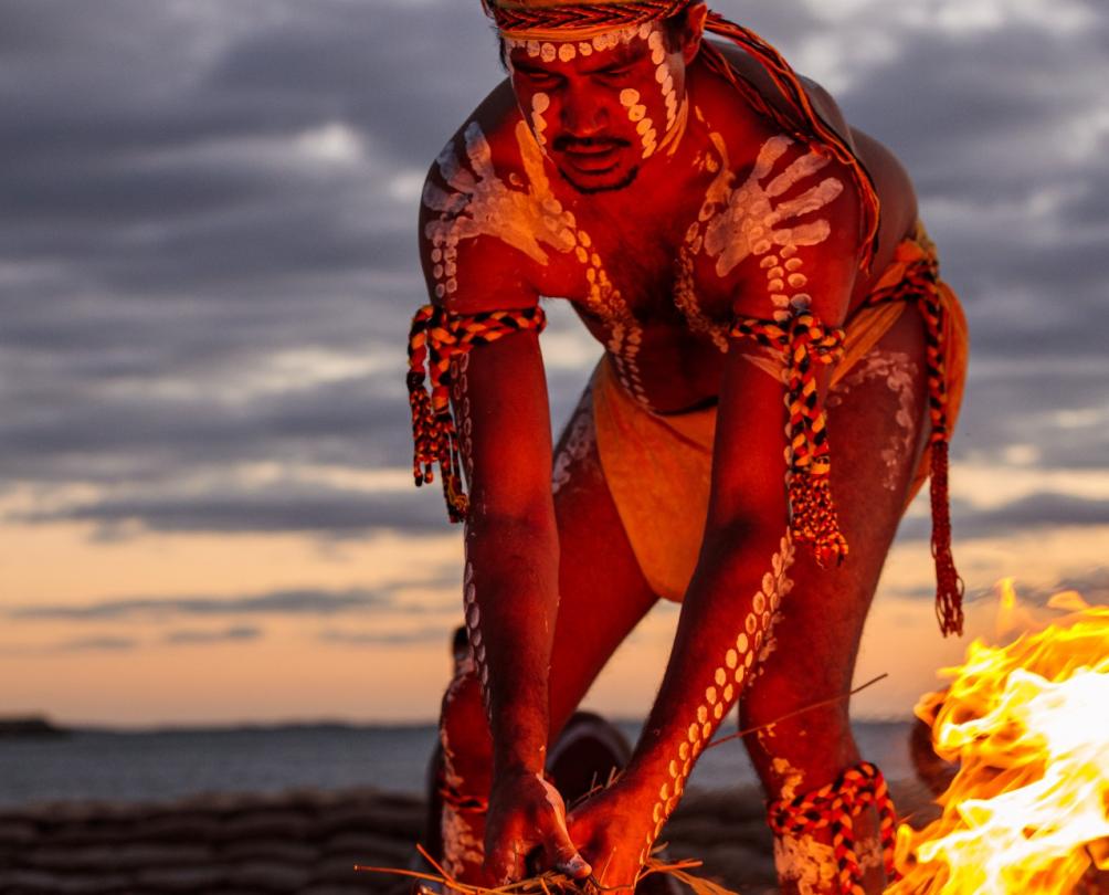 Smoking ceremony captured by Tegan Court