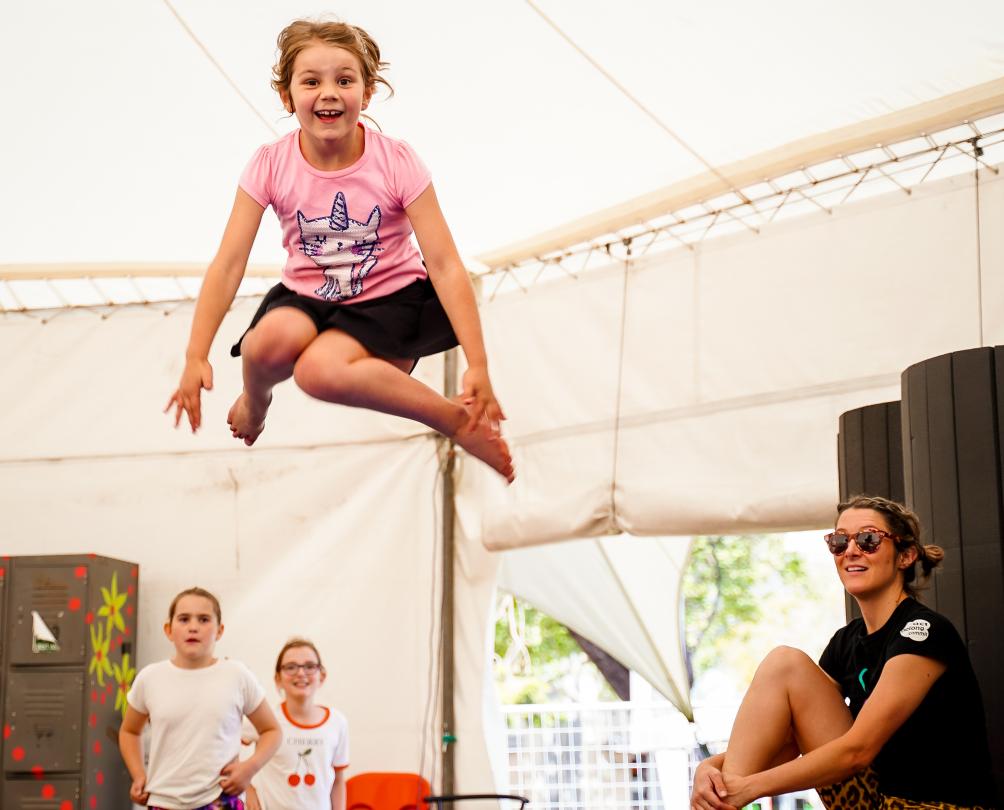 Circus WA holiday program captured by Tashi Hall 