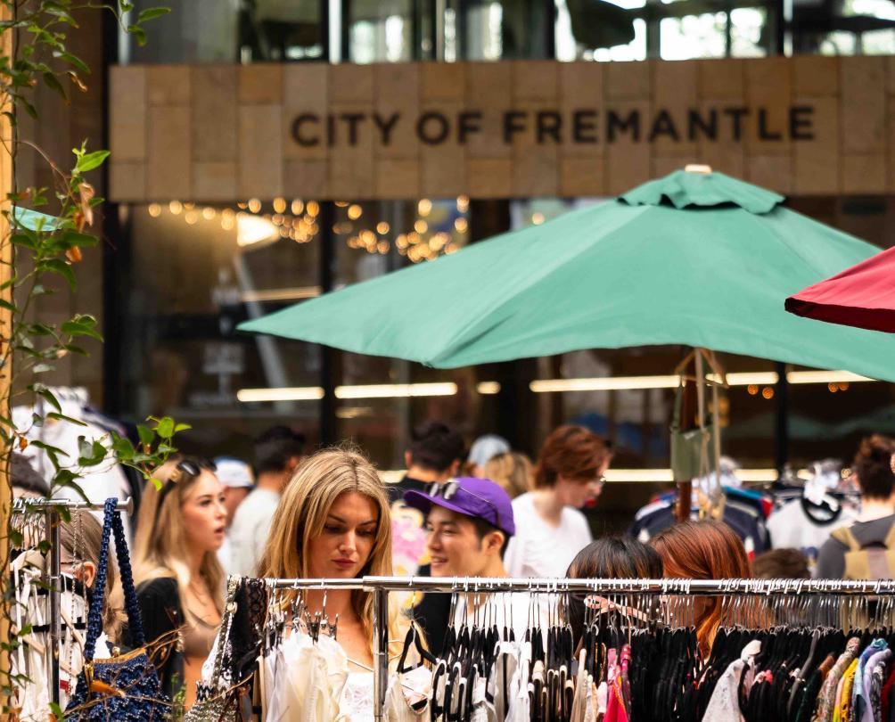 Pre Loved clothing market fremantl