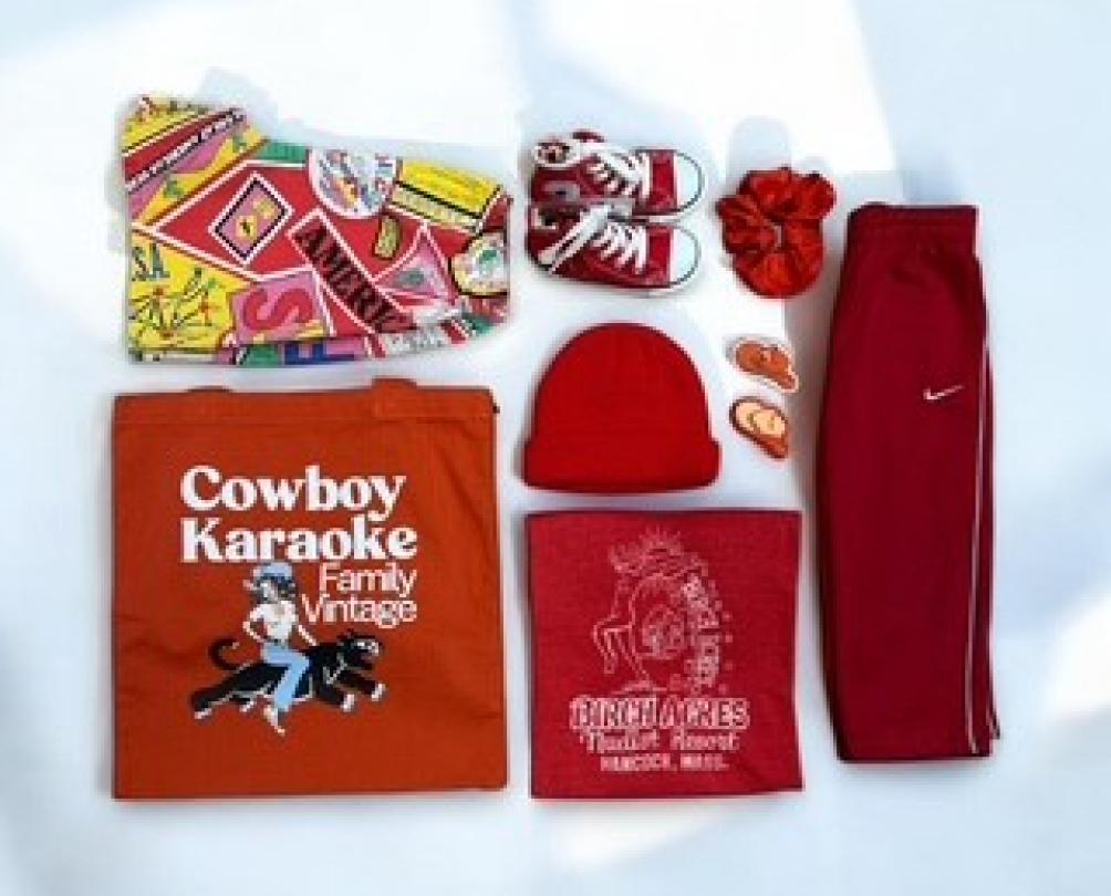 Cowboy Karaoke flatlay