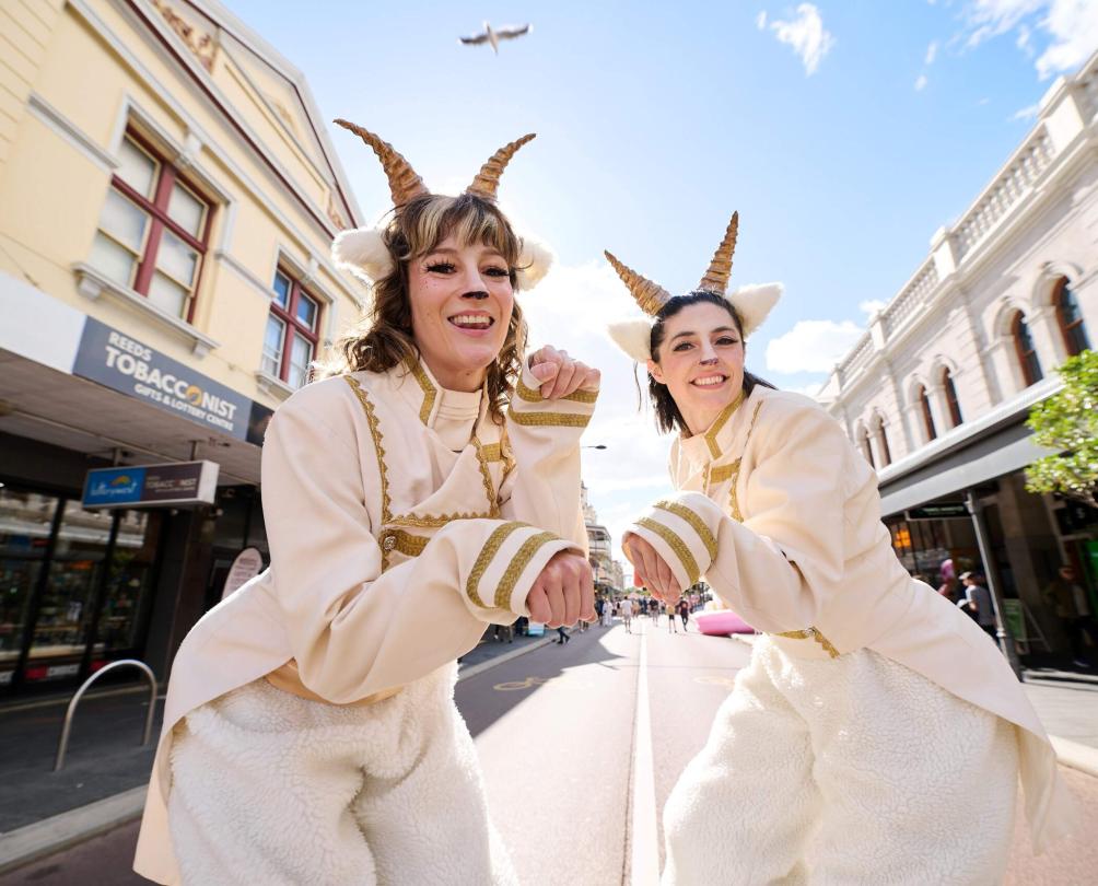 Street performers at FISAF