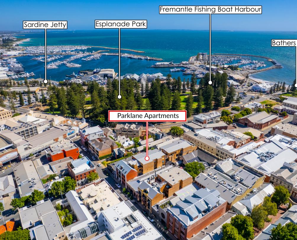 Fremantle Executive Apartments Map 