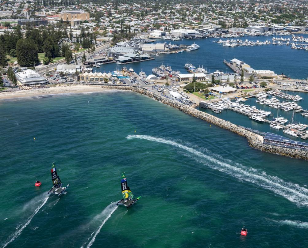 Sail GP final moments in Fremantle 2026