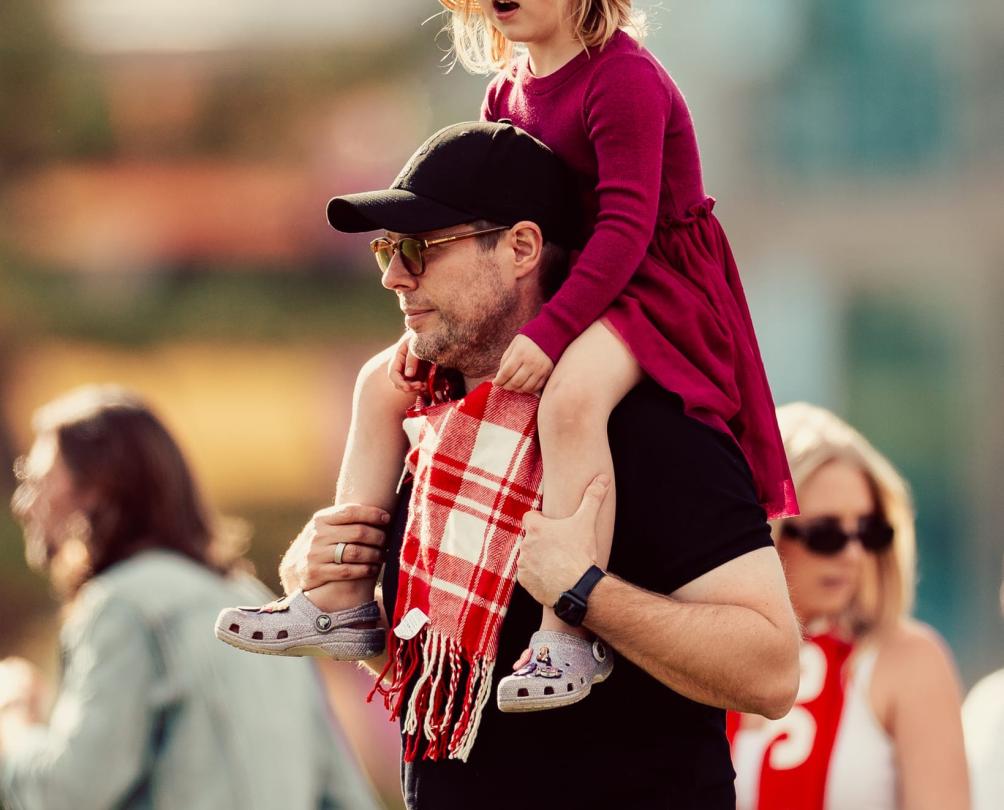Fans at South Fremantle Football photo by Jack Foley 