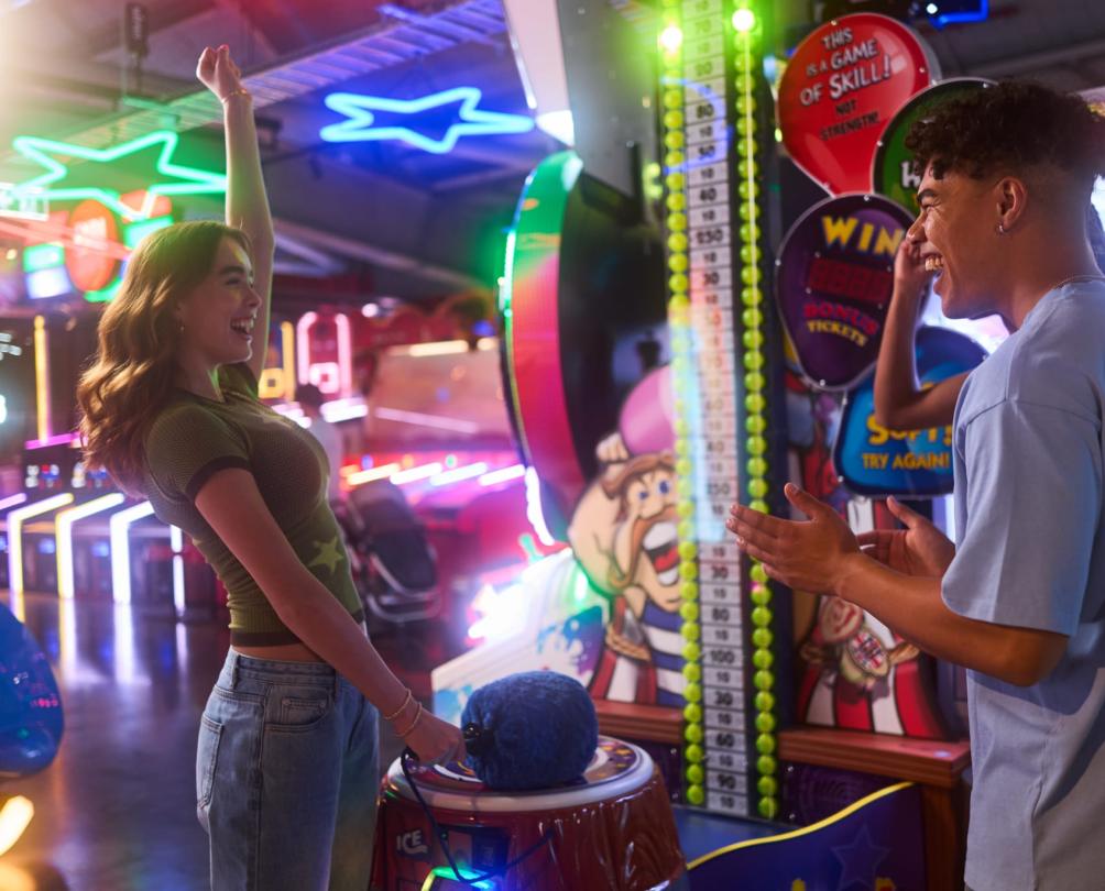young people playing at the Archie Brothers Arcade in Fremantle FOMO by KRISTOFFER_PAULSEN
