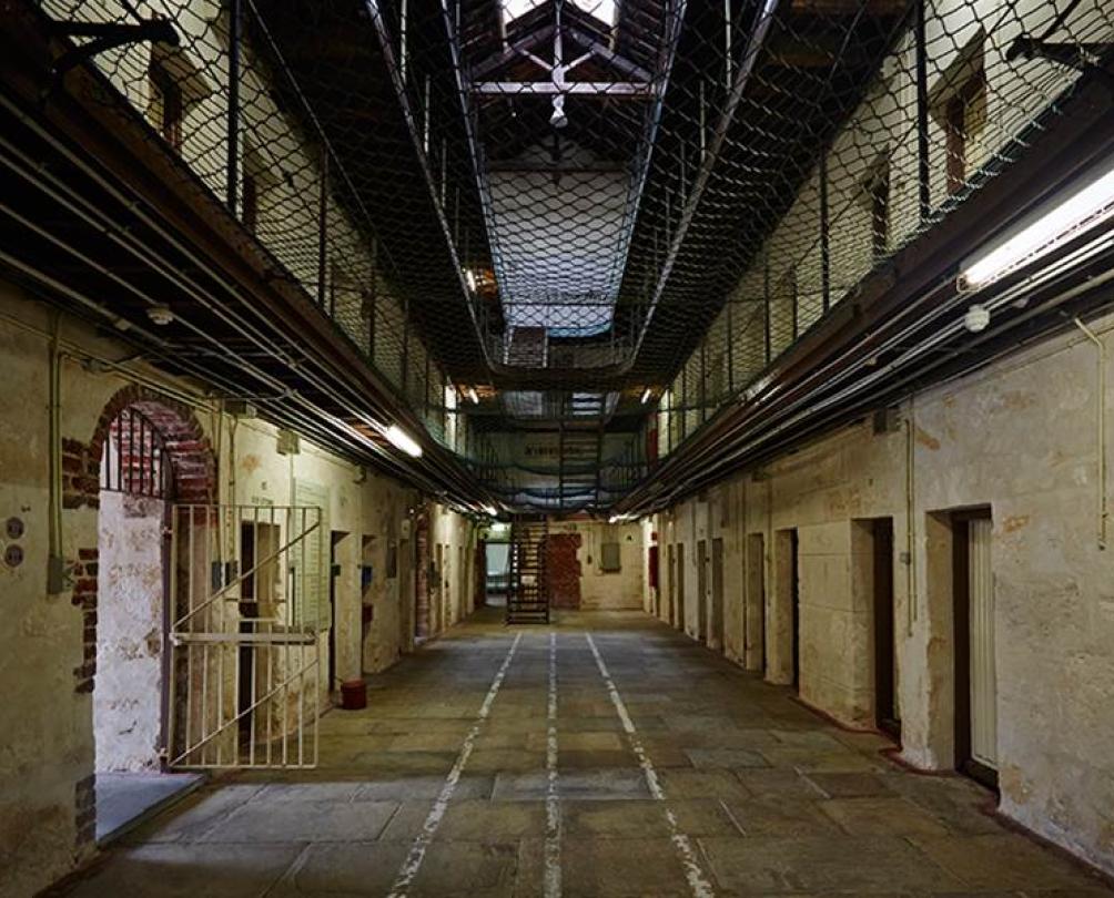 a view of the convict tour at Fremantle prison in western Australia