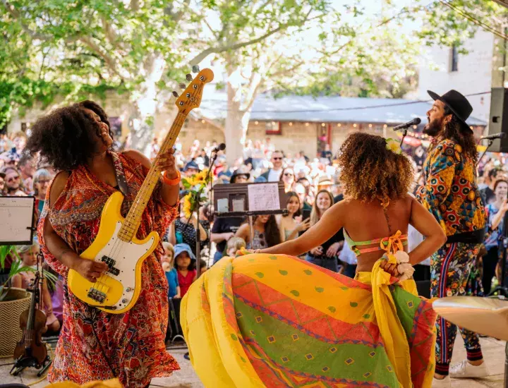 Grace Barbe's Creole All Stars at Sunday Music, Fremantle Arts Centre