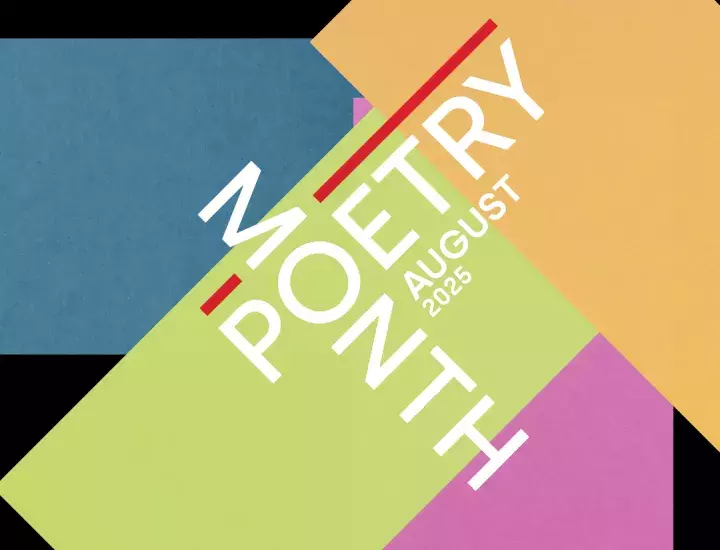Poetry Month 2025 poster.