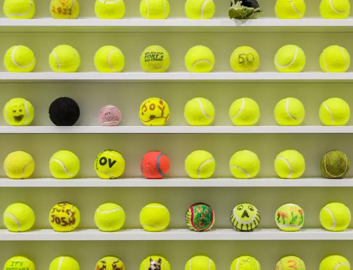 The Mayfair Tennis Ball Exchange at SFG in 2022.